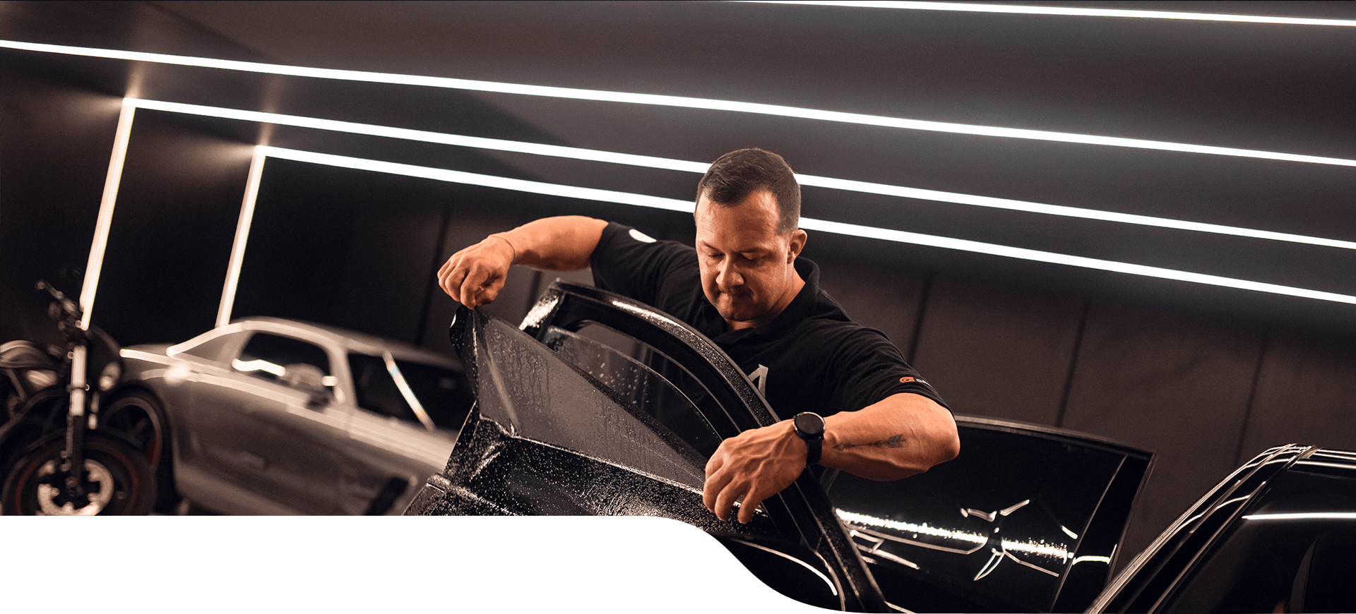 Ilustração com trabalhos realizados